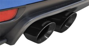 Subaru Impreza Performance Exhaust - Dual Rear Exit - CORSA Performance - Sport Cat-Back - Black - `08-`14